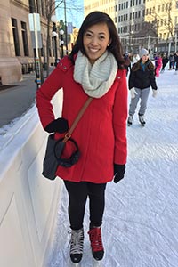 Carolyn Vue ice skating