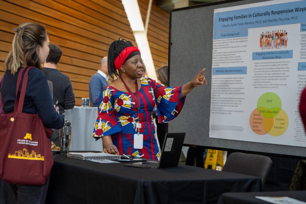 Presenter at research day 2024