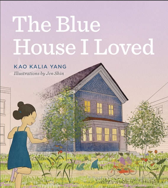 The Blue House I Loved book cover illustration