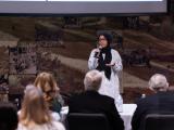 Presentation in front of audience 