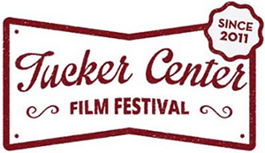maroon script Tucker Center with Film Festival beneath noting Since 2011